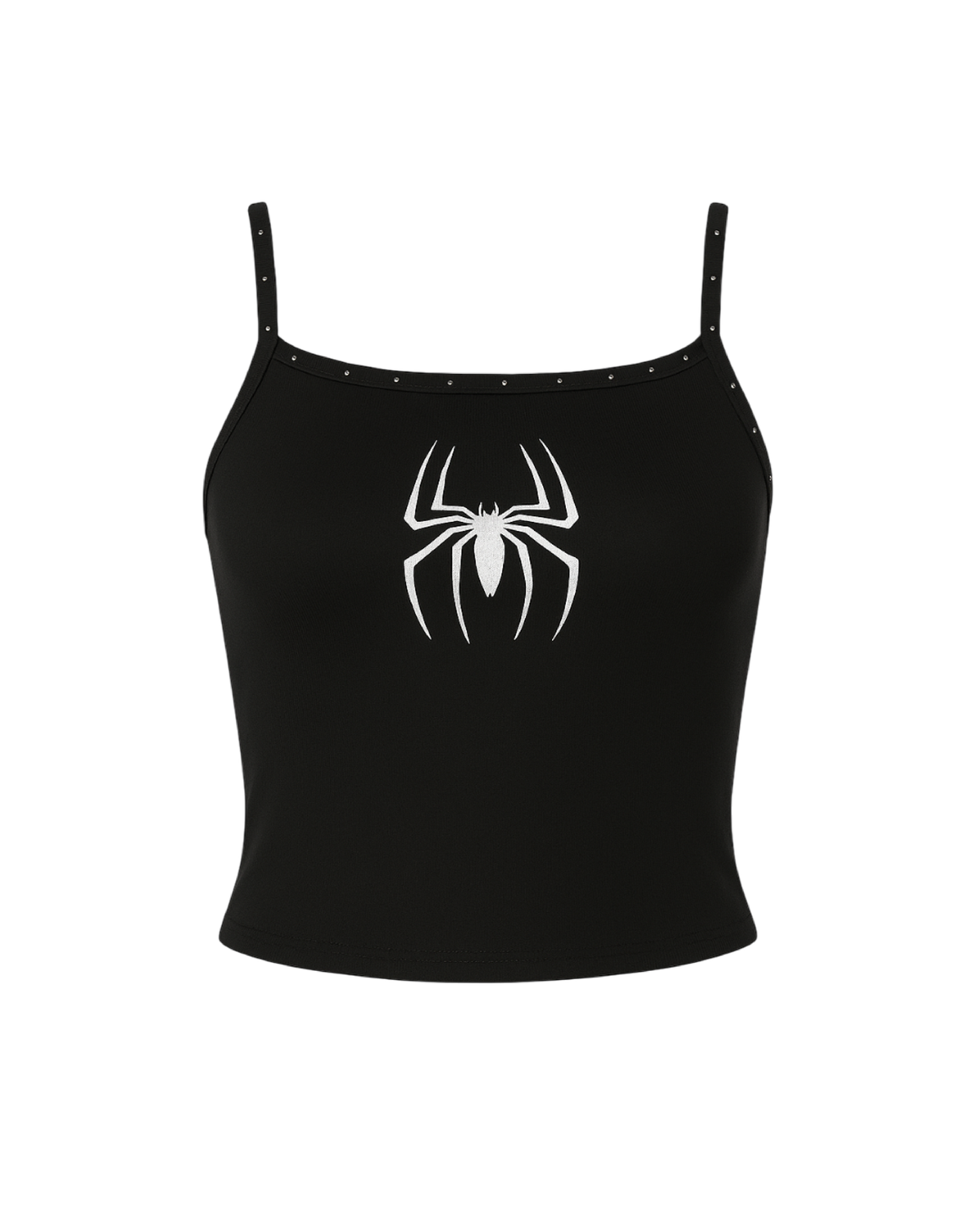 Top con estampado de araña