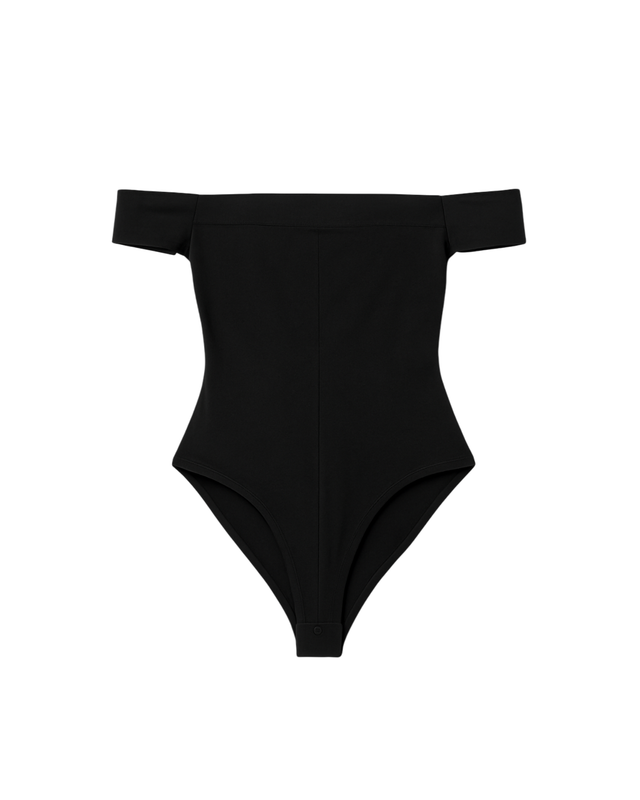 Body con hombros caídos