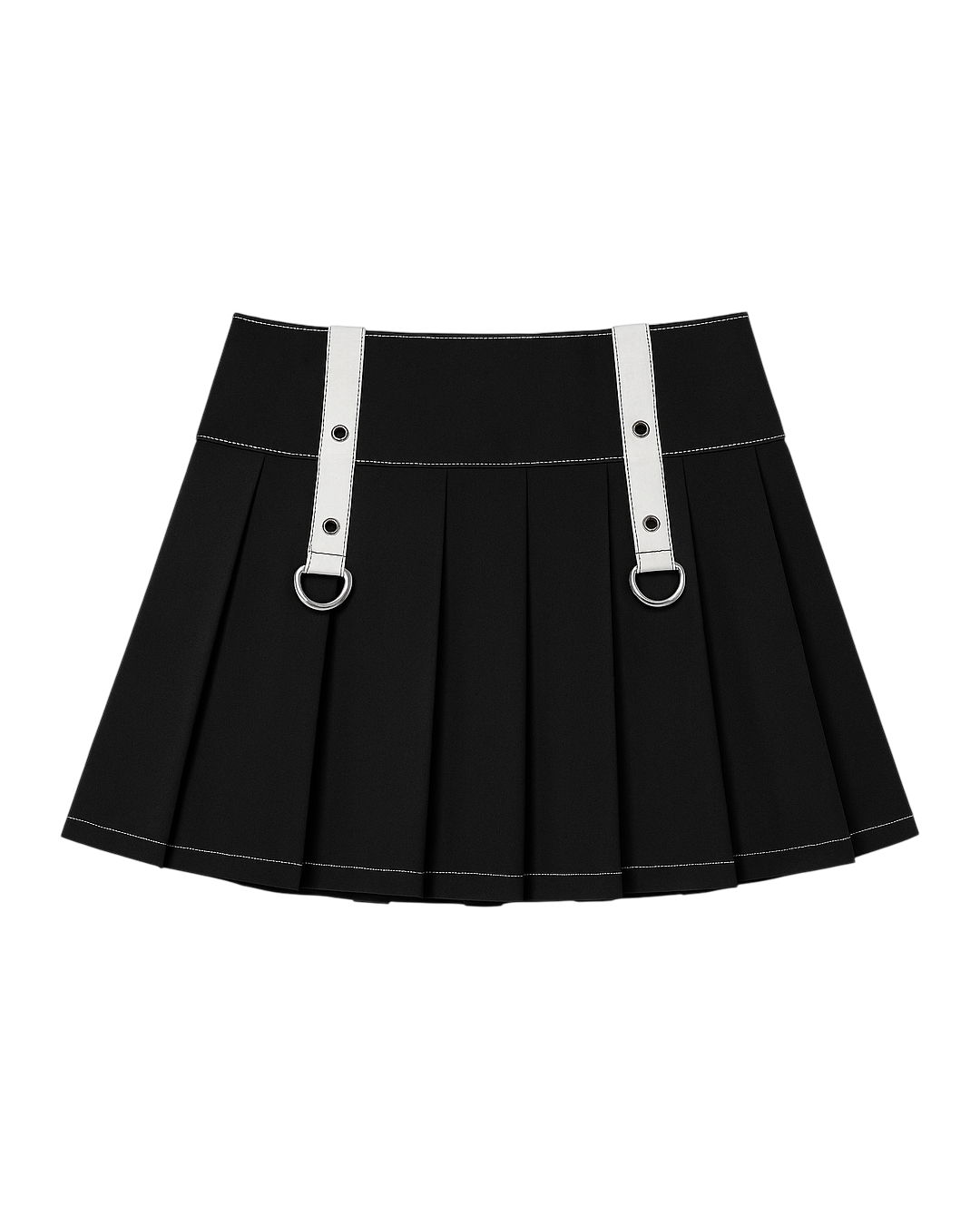 Falda de paletones con colgantes