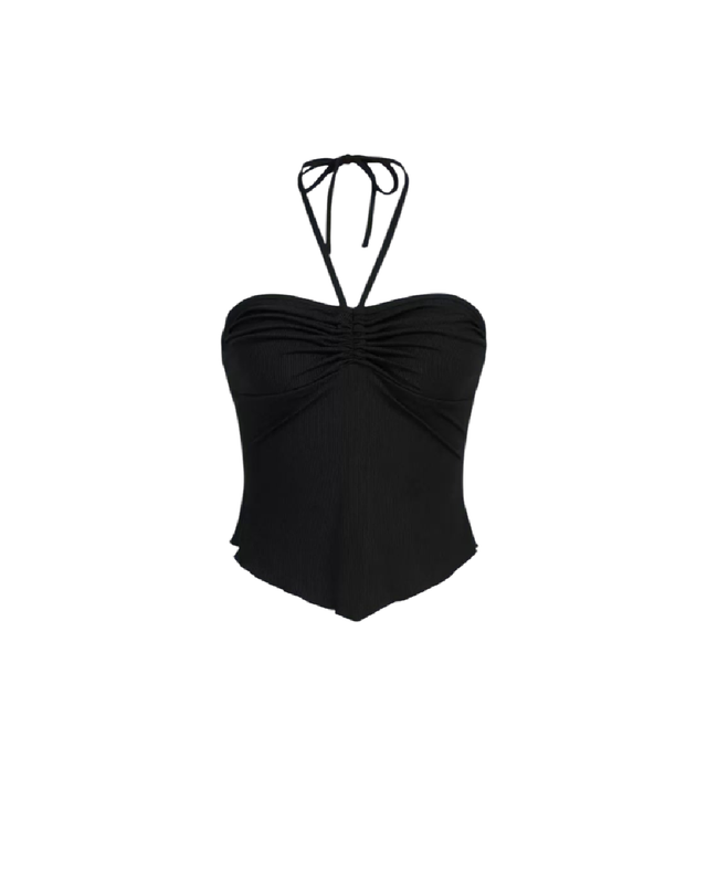 Top en V ajustable al cuello