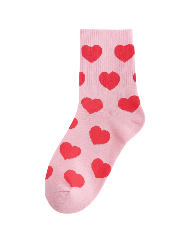Calcetas con diseño de corazón
