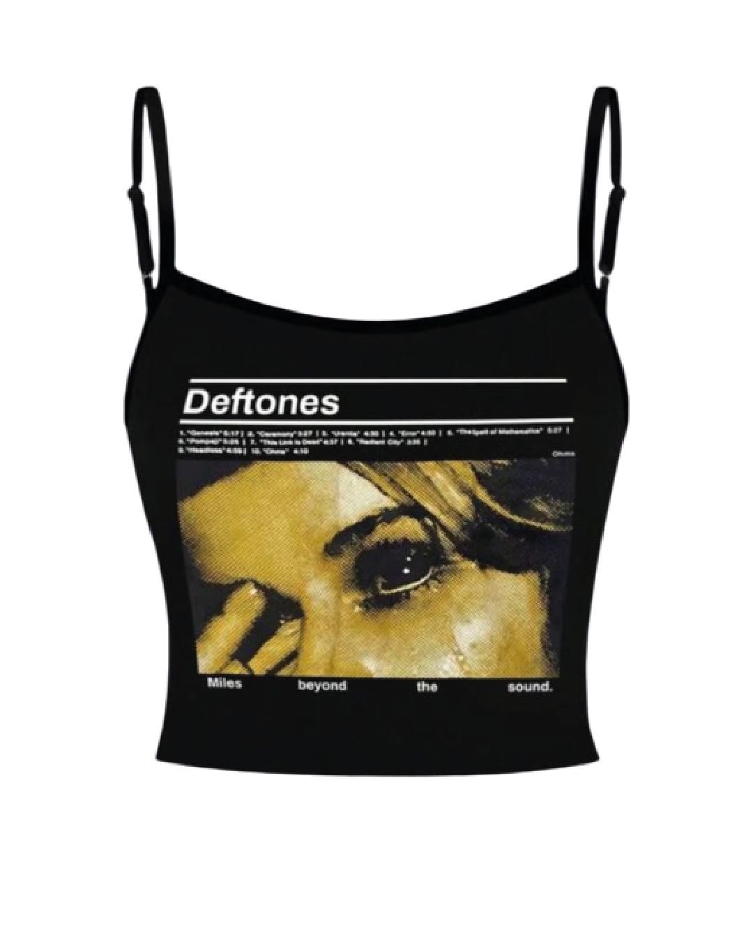 Top de Tirantes con Estampado de Deftones