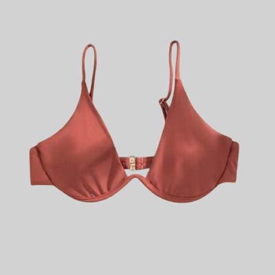 Bikini top con apertura frontal