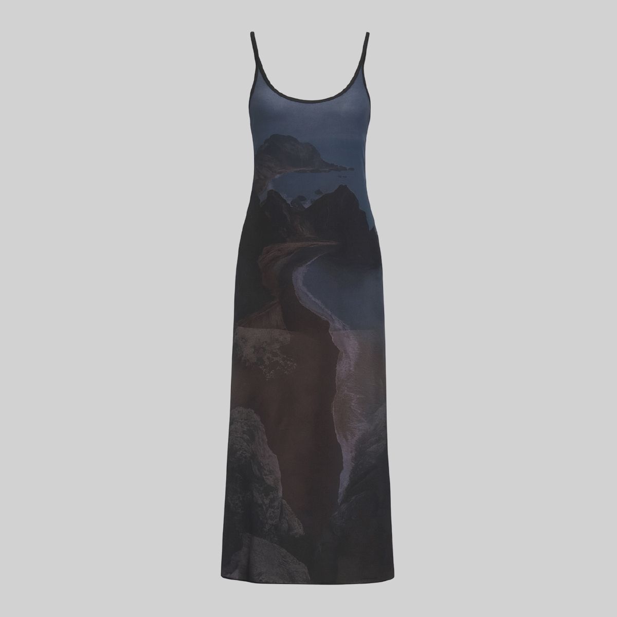 Vestido semitransparente