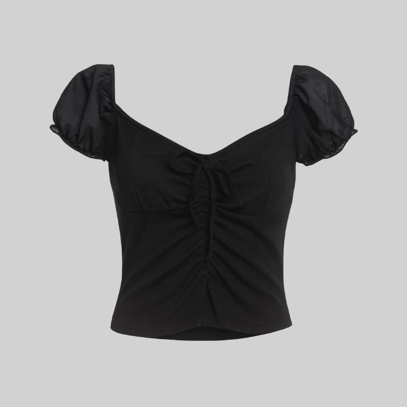 Blusa mangas de princesa