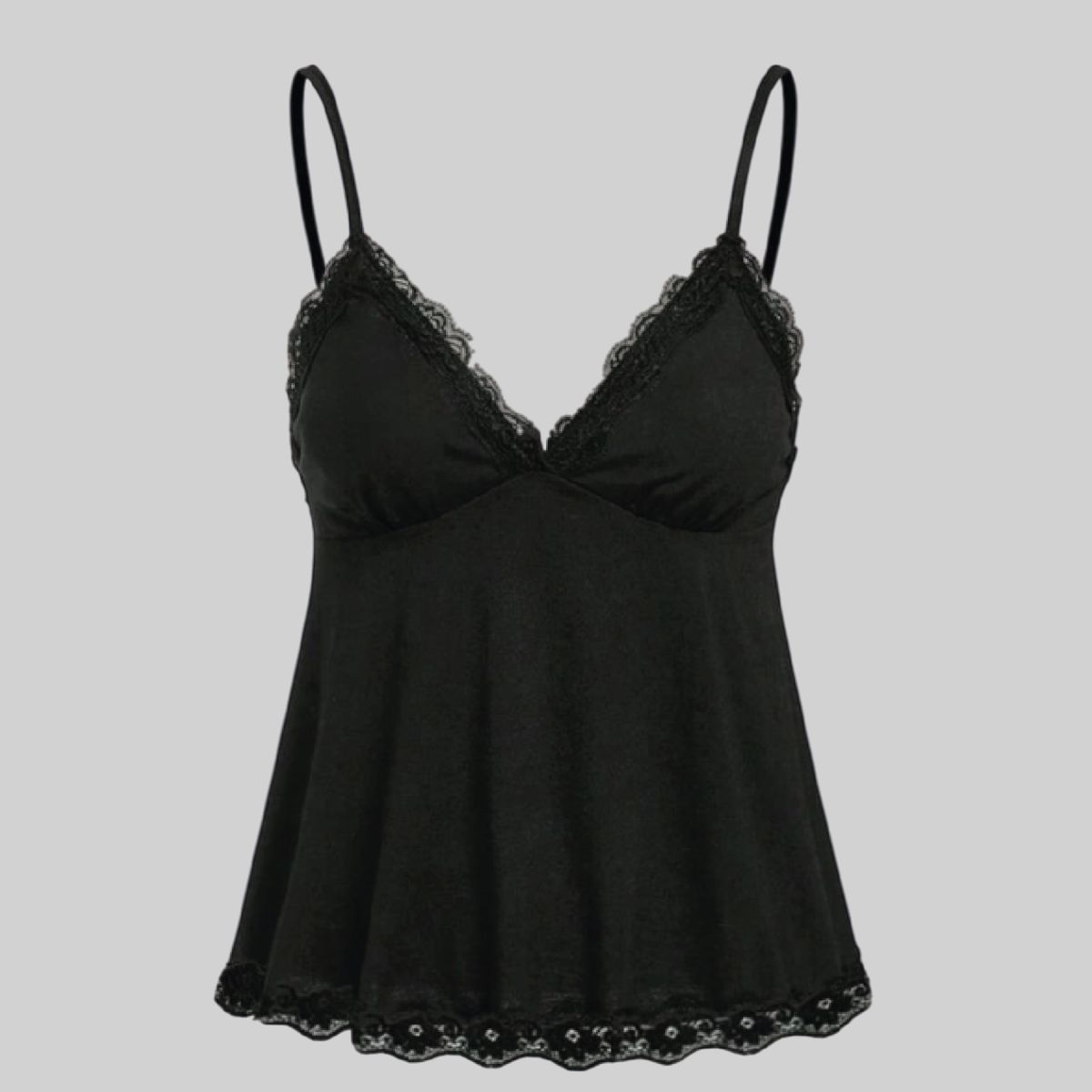 Blusa Estilo Fairycore con Encaje