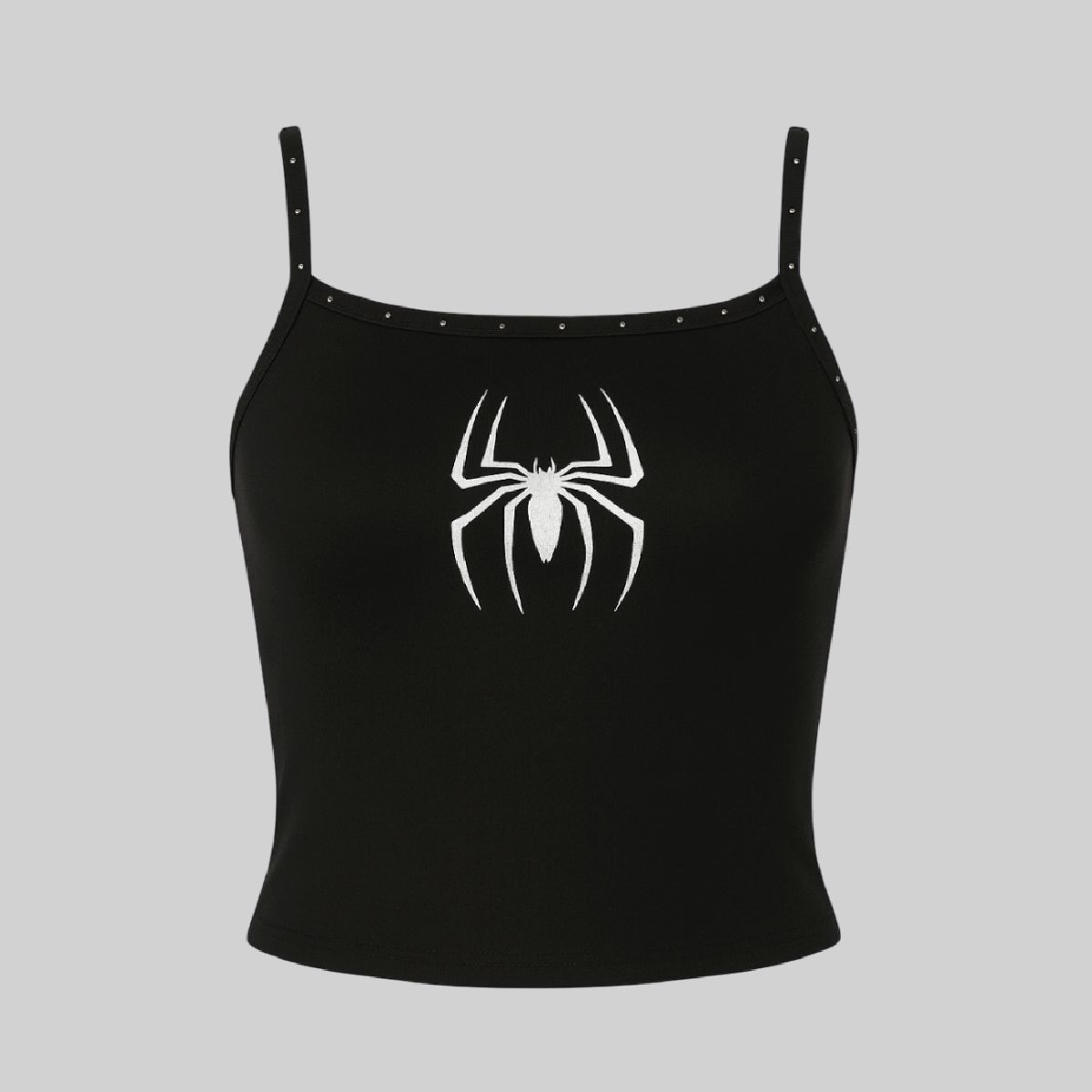 Top con estampado de araña