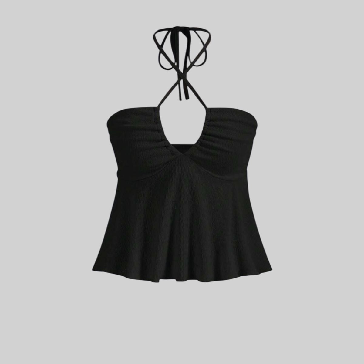 Blusa asimétrica negro