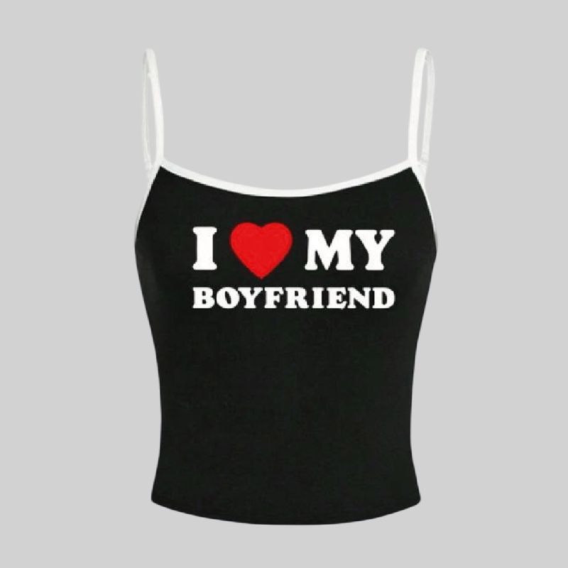 Top estampado “I love my boyfriend”