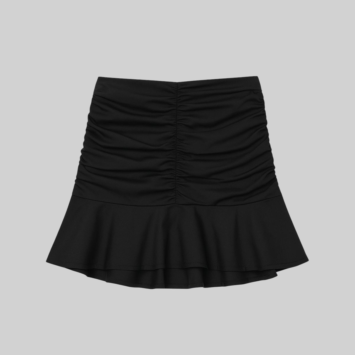 Falda corta de paletones stretch