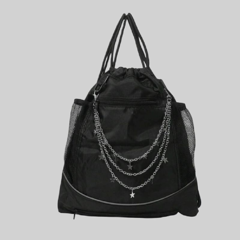 Mochila con Diseño de Cadena de Estrellas