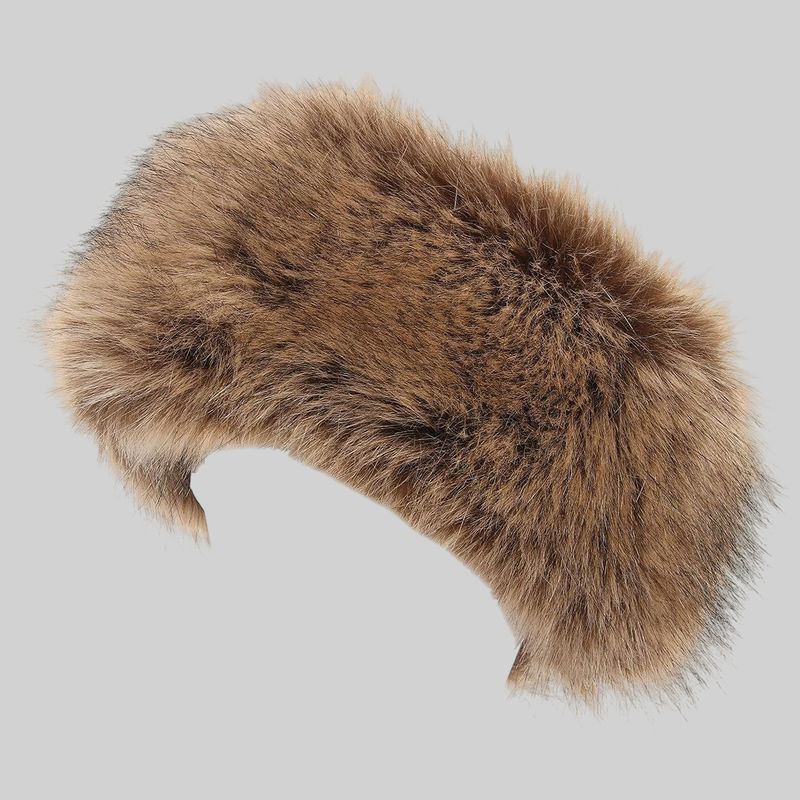 Gorro de peluche sintético