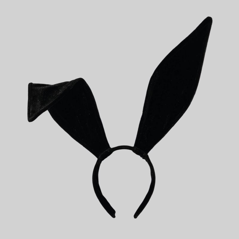Diadema de orejas de conejo en terciopelo