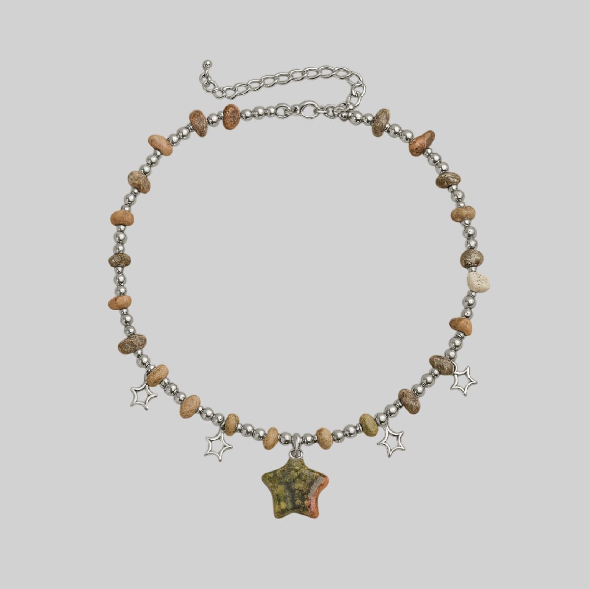 Collar de Piedras y Estrellas