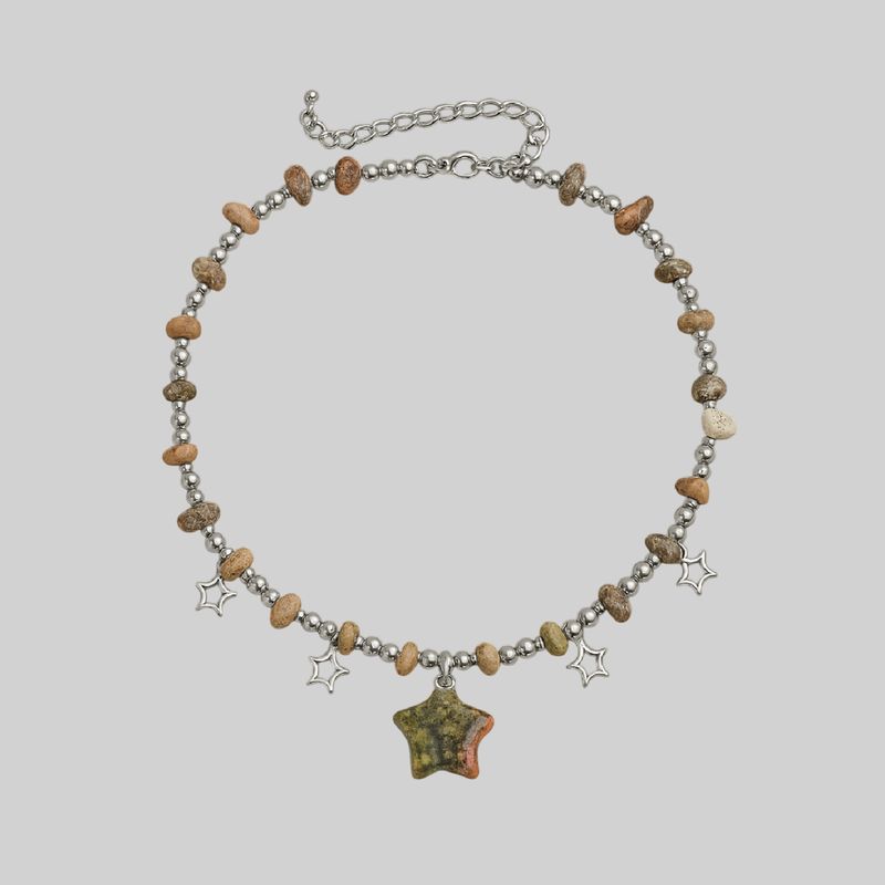 Collar de Piedras y Estrellas