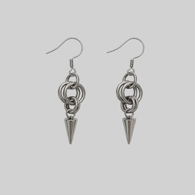 Aretes de púas