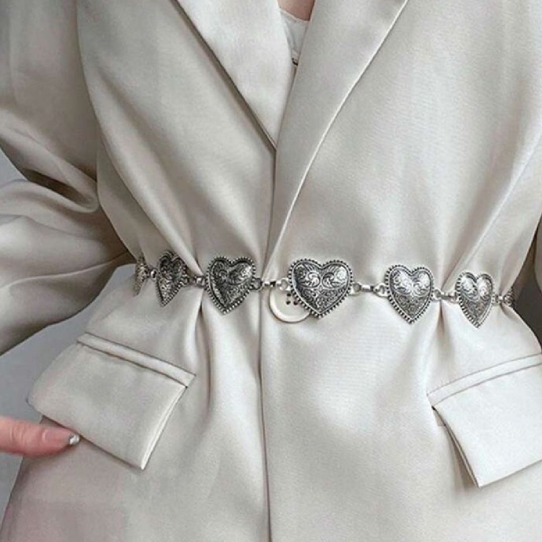 Cadena de cintura con corazón
