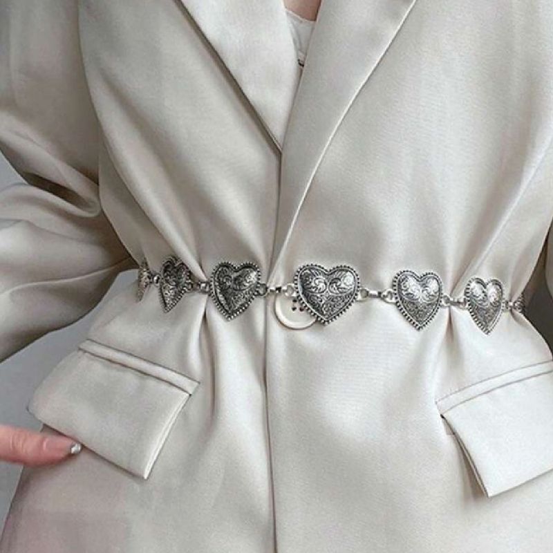 Cadena de cintura con corazón