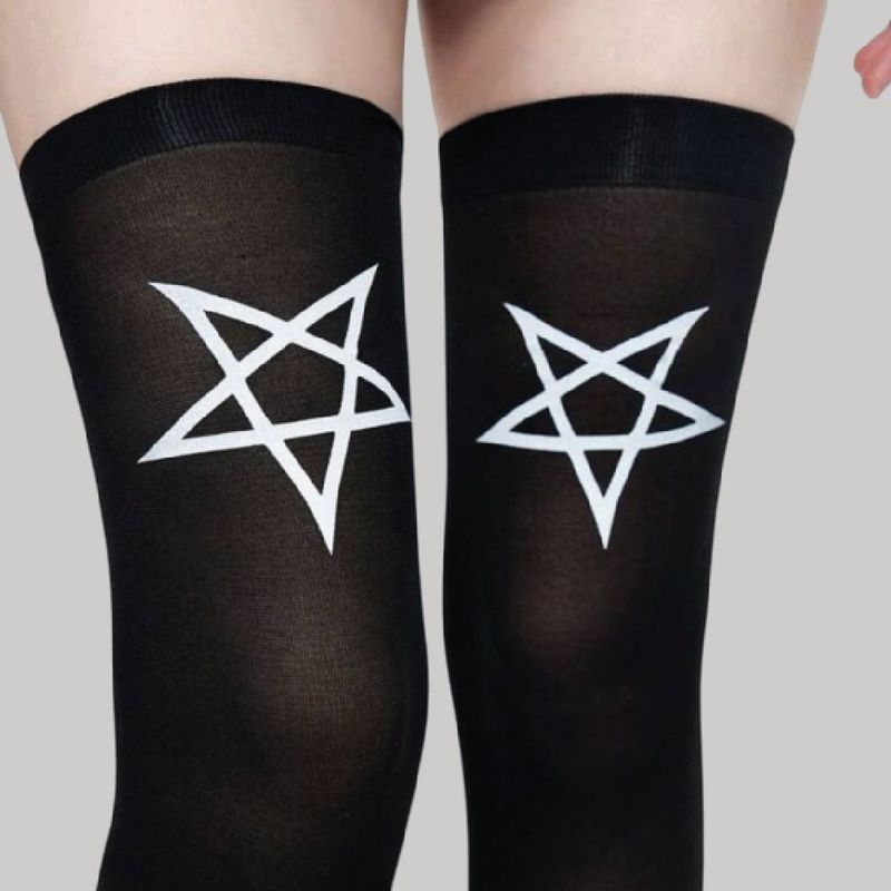 Medias altas con estrellas