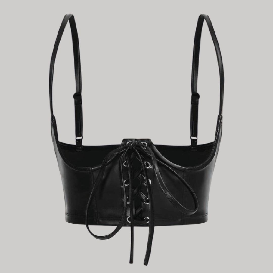 Cinturilla con cordones delanteros