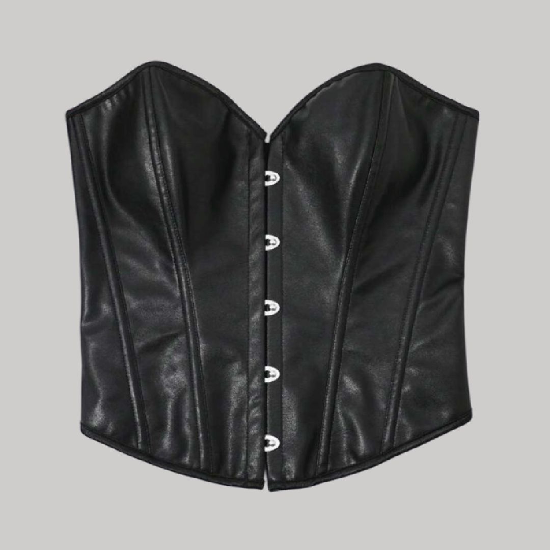 Corsé cuerina ajustable espalda