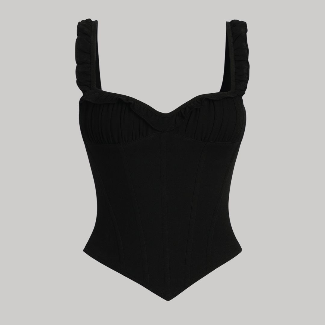 Bustier mangas princesa