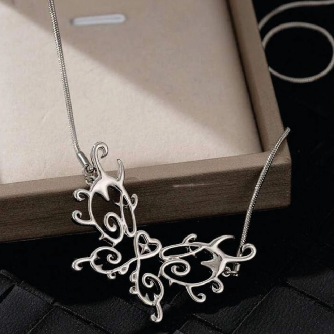 Cadena de cintura mariposa Y2K