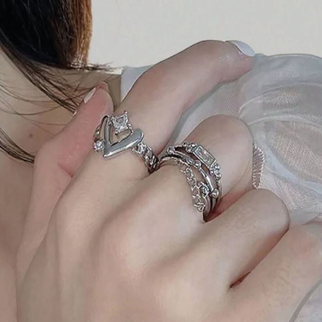 Anillos ajustables de cadena (set 2)