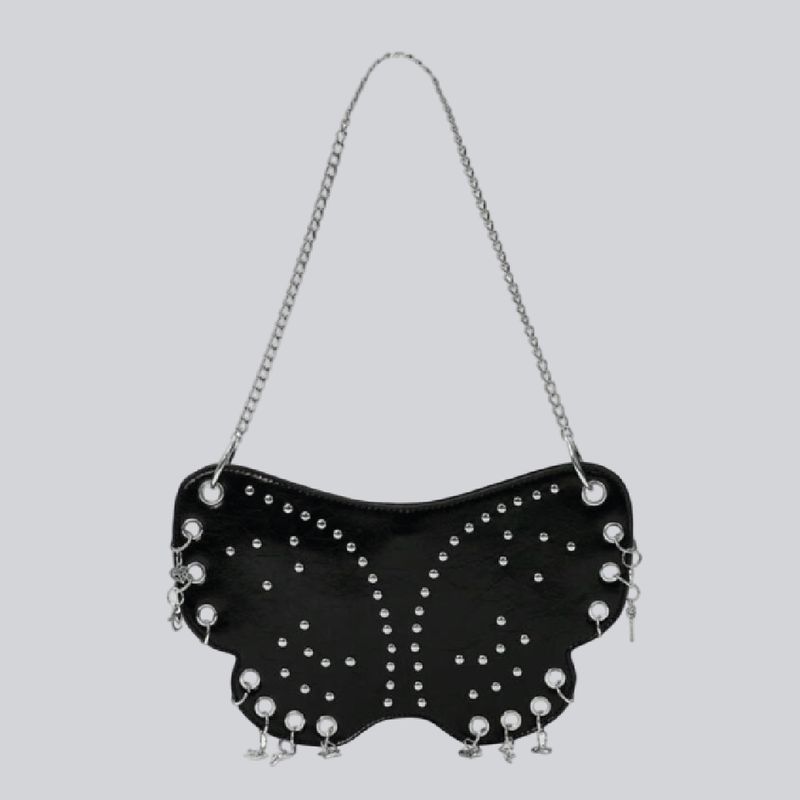 Bolsa mariposa tachonada