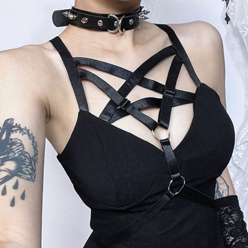 Top con arnés pentagrama