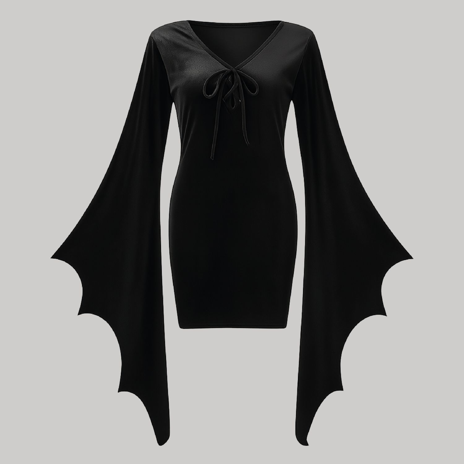Vestido “Bat Wings” totalmente negro