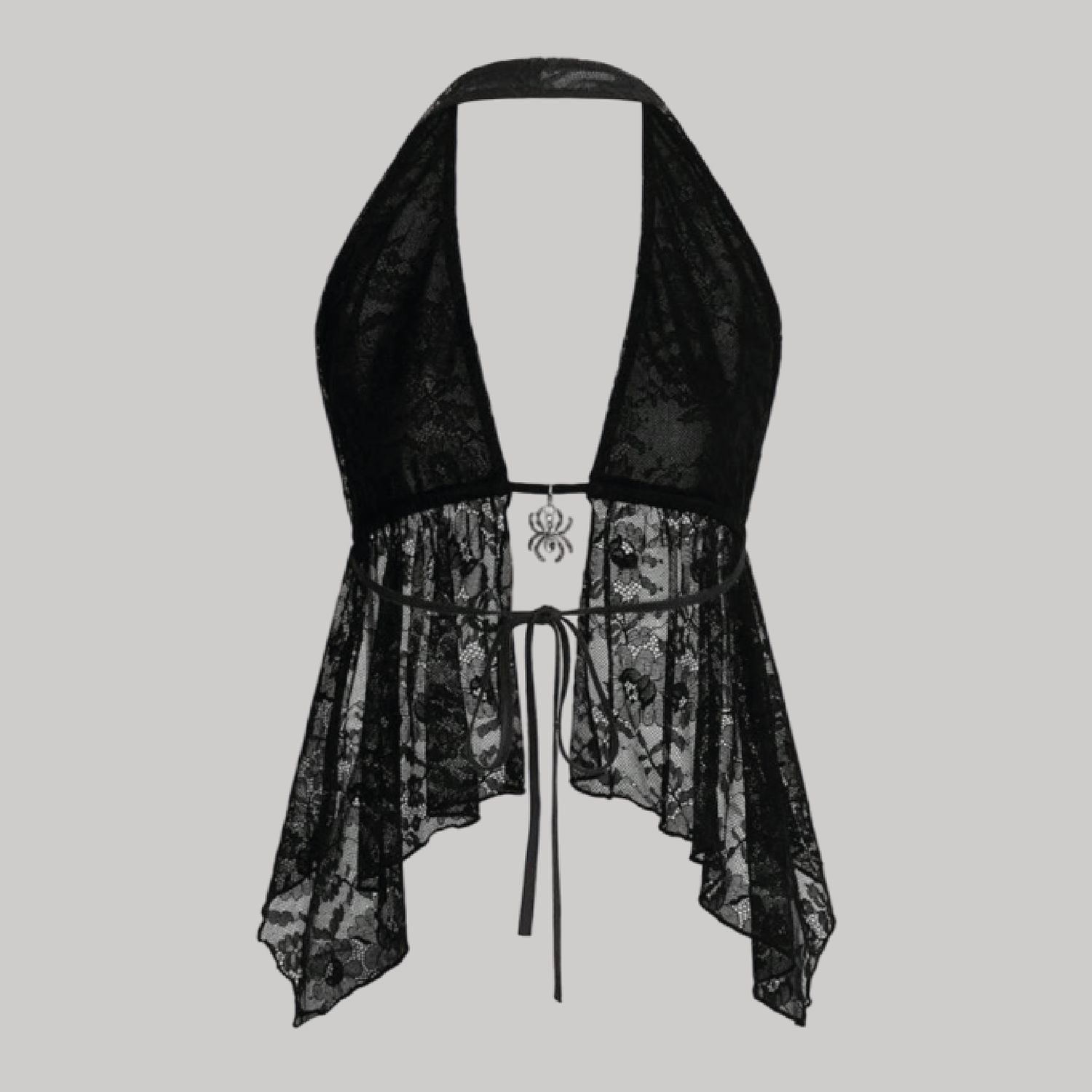 Top ajustable frontal + dije araña