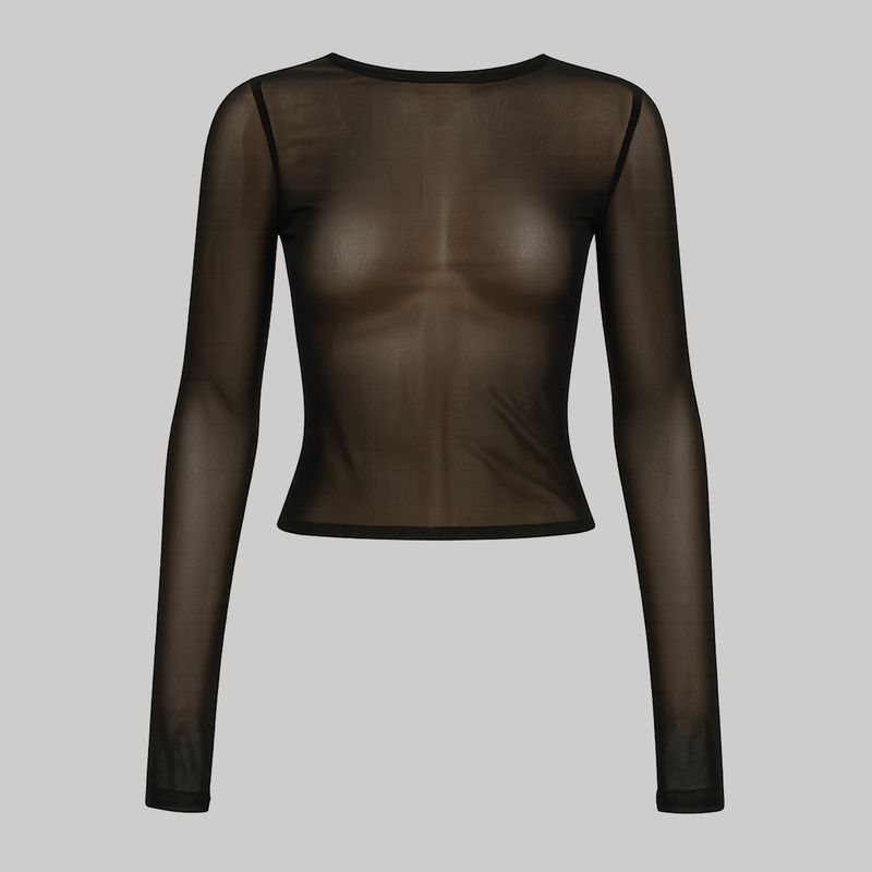 Top mesh al cuerpo – layering