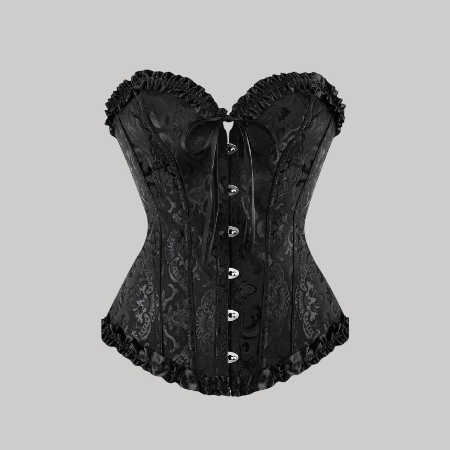 Corsé con varillas + print floral