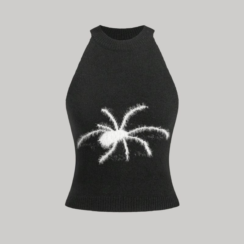 Top de lana con araña