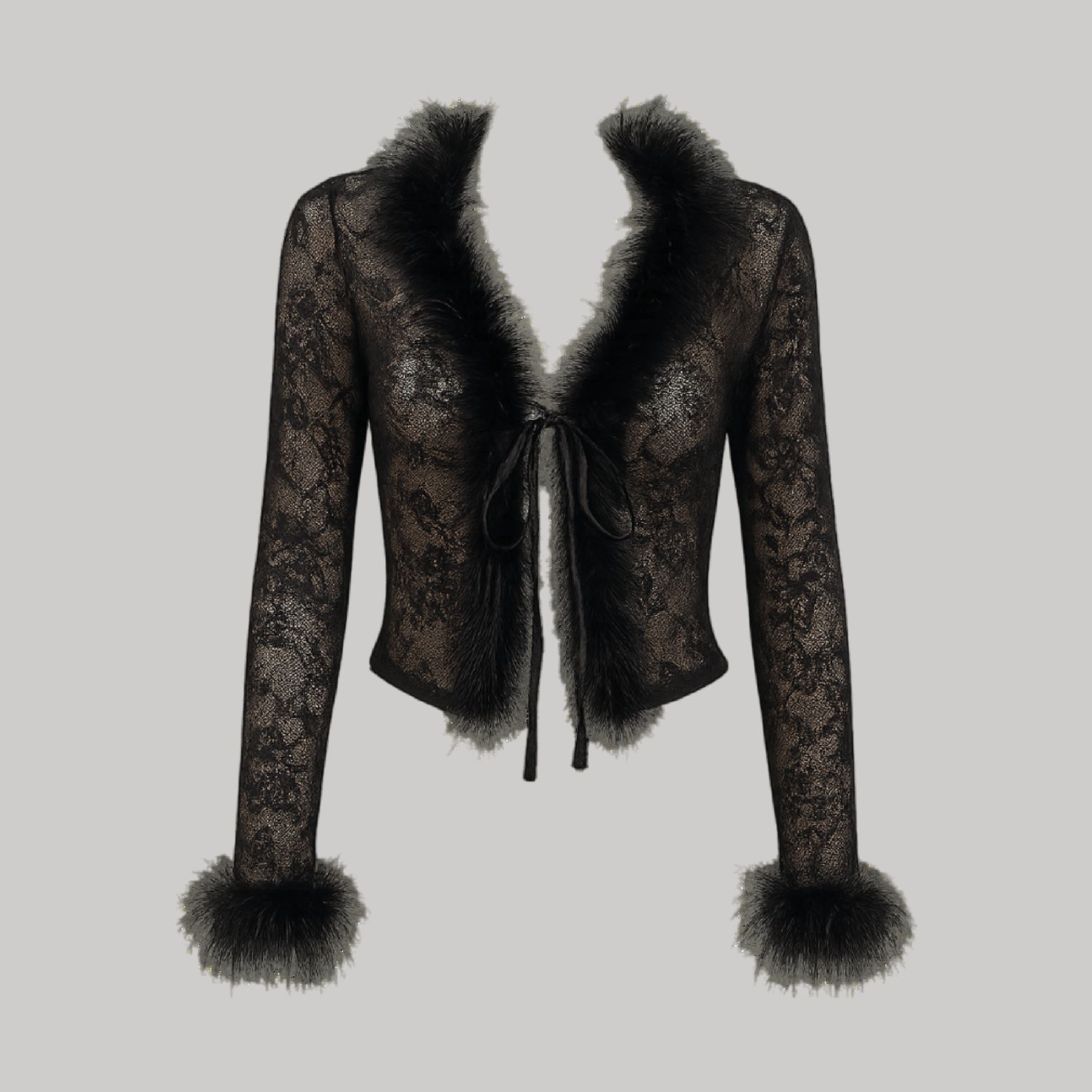 Top encaje con vuelos – ajustable