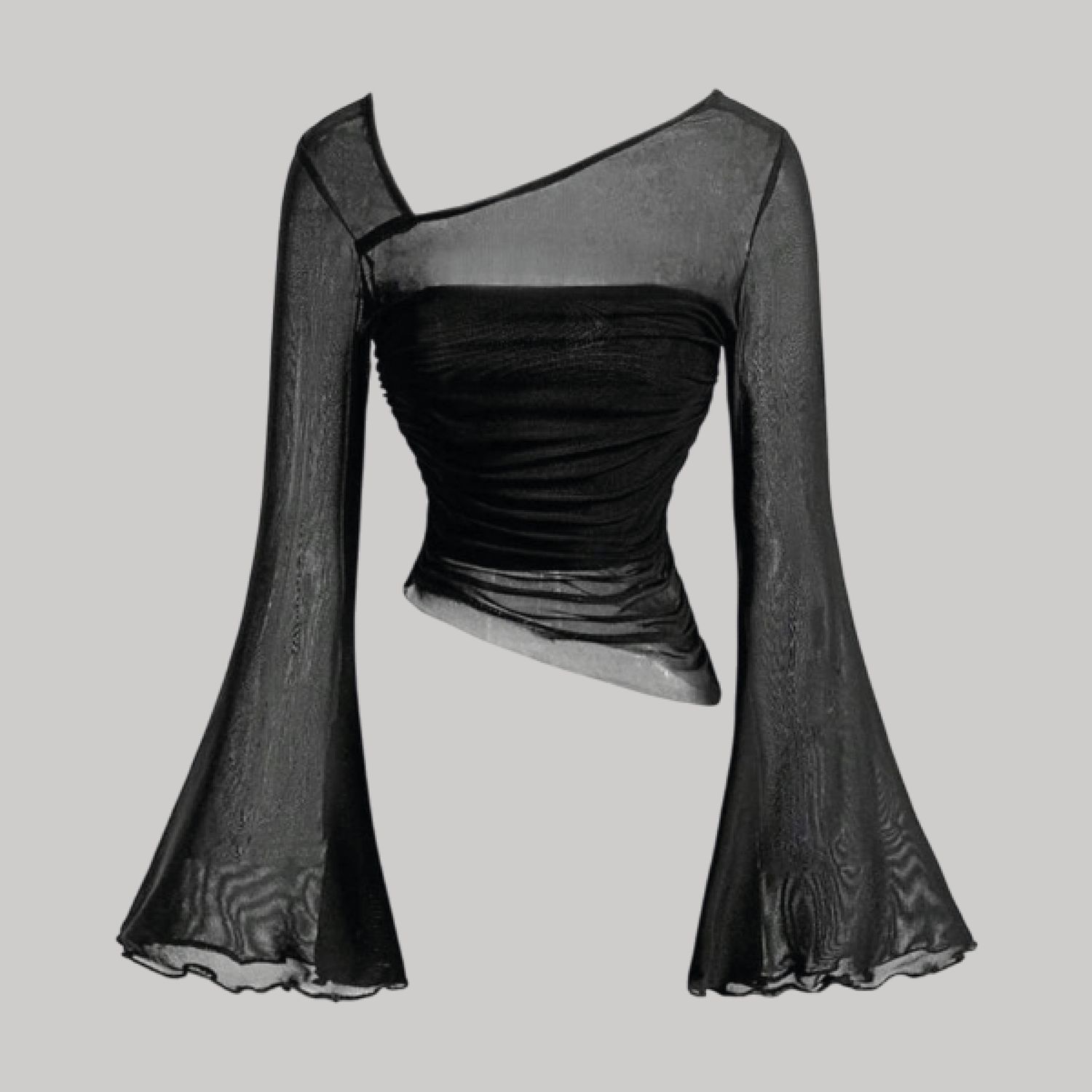 Top manga campana – fit perfecto