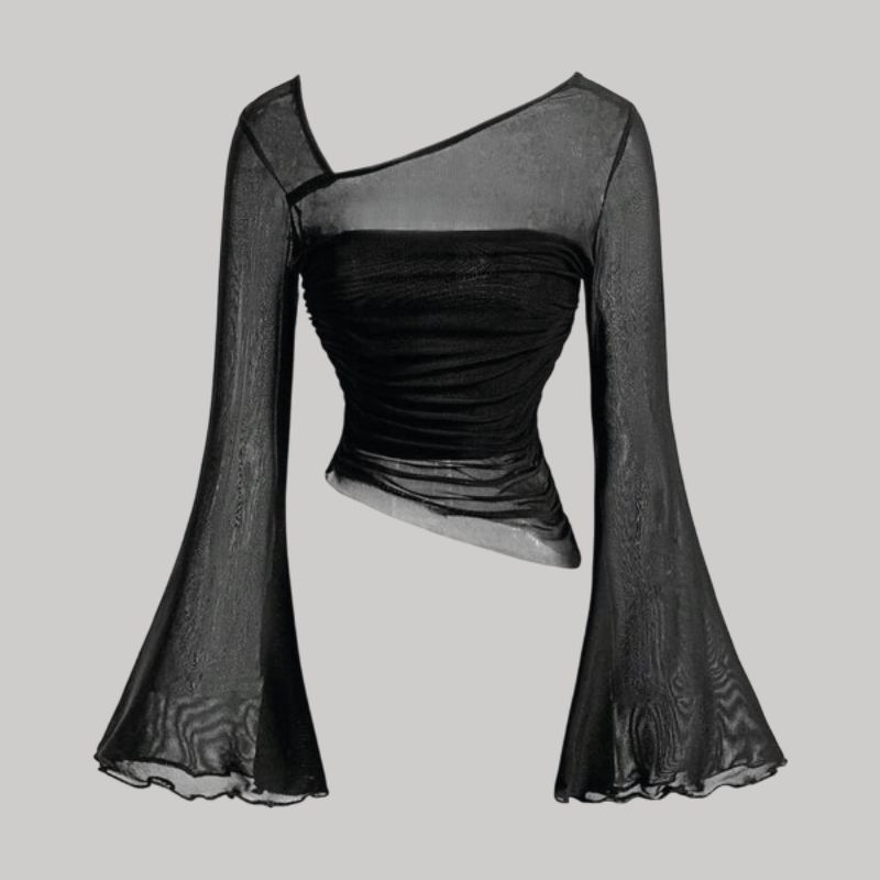 Top manga campana – fit perfecto