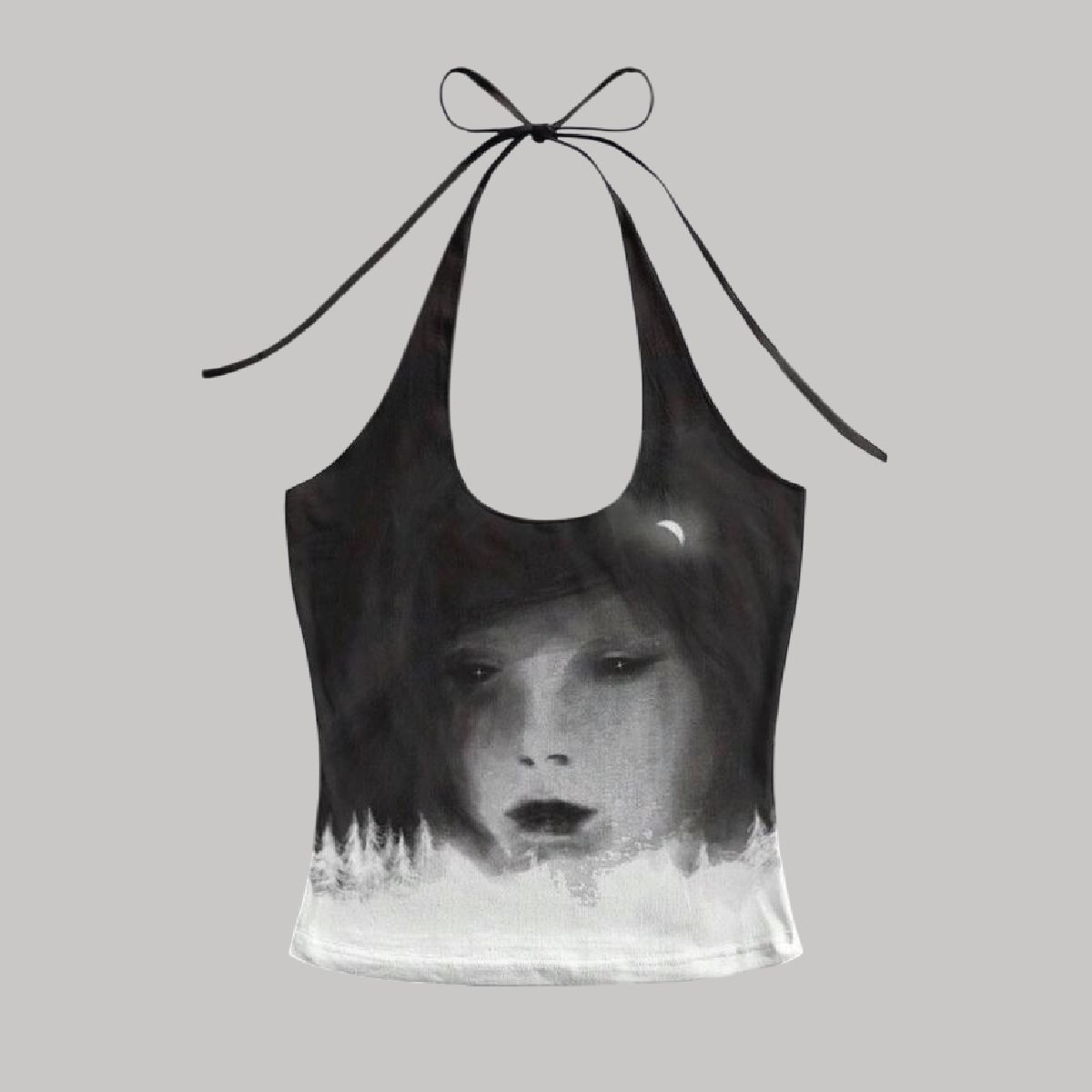 Top rostro duocolor ajustable