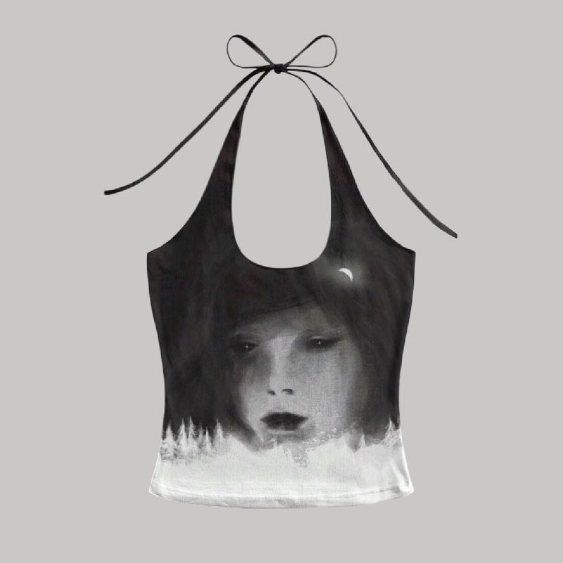 Top rostro duocolor ajustable