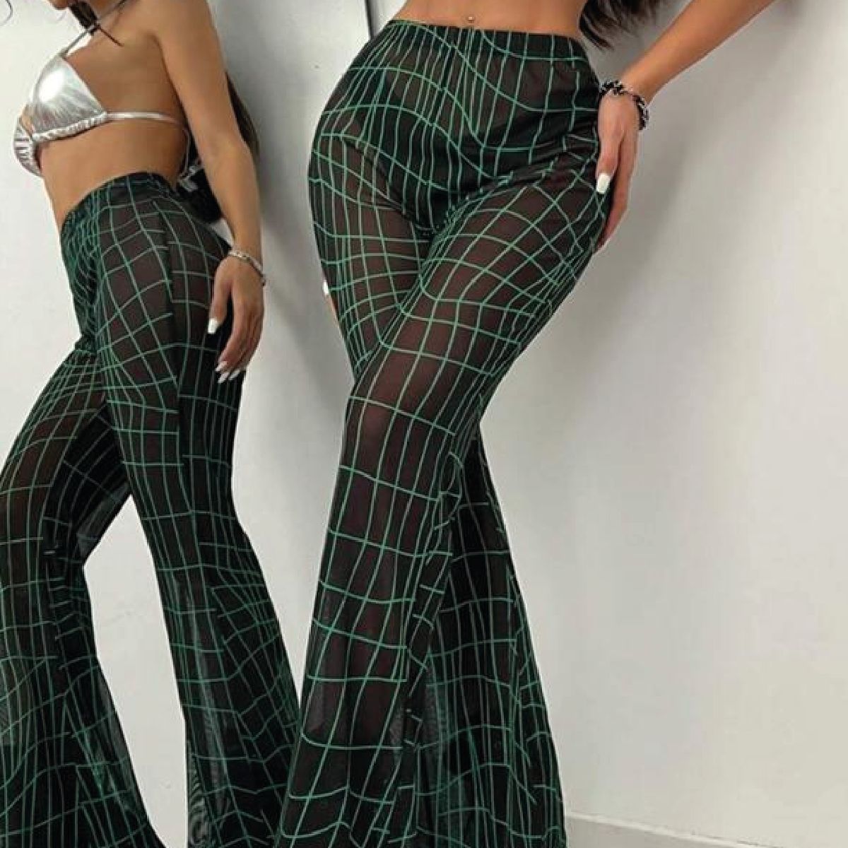 Flared Mesh Verde