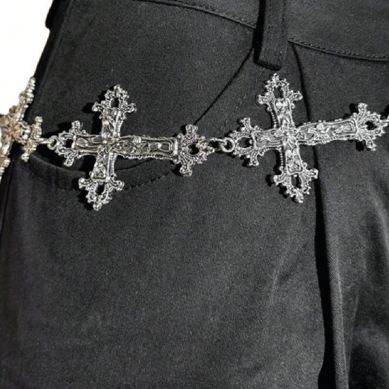 Cadena Cruz Chunky Cintura