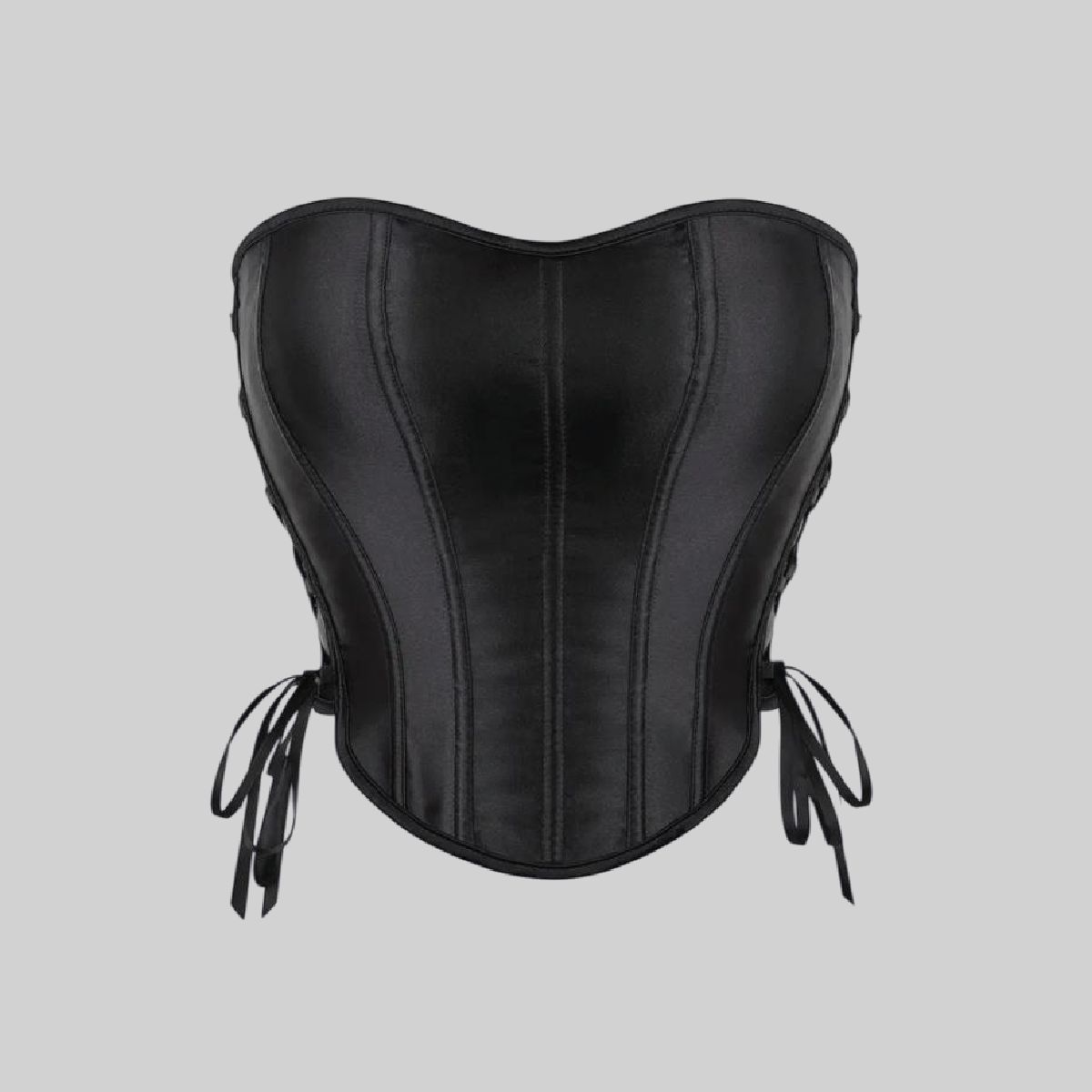 Bustier de cuerina sintética