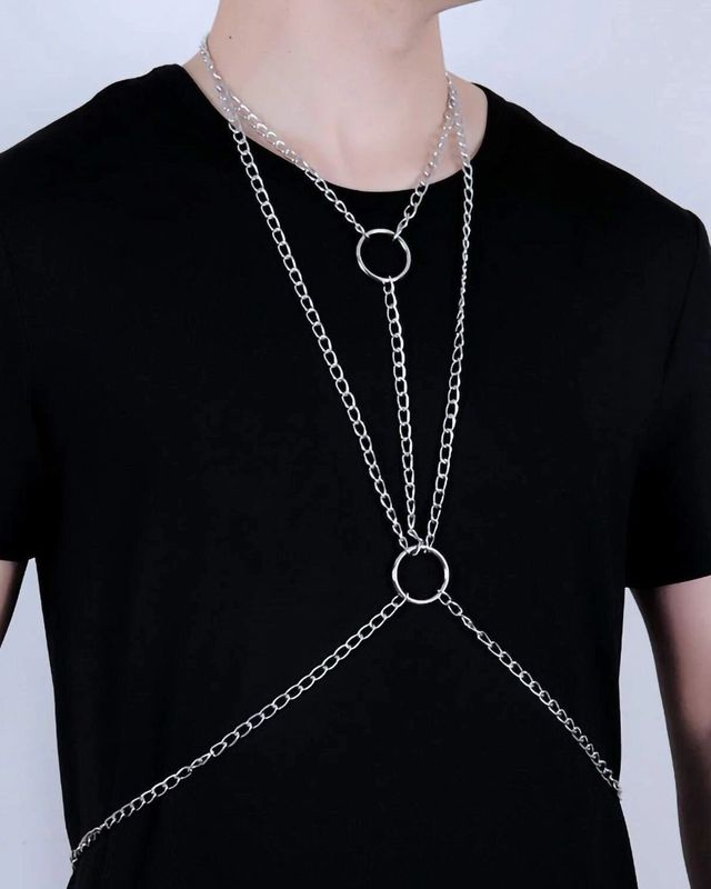 Cadena de cuerpo del cuello al pecho