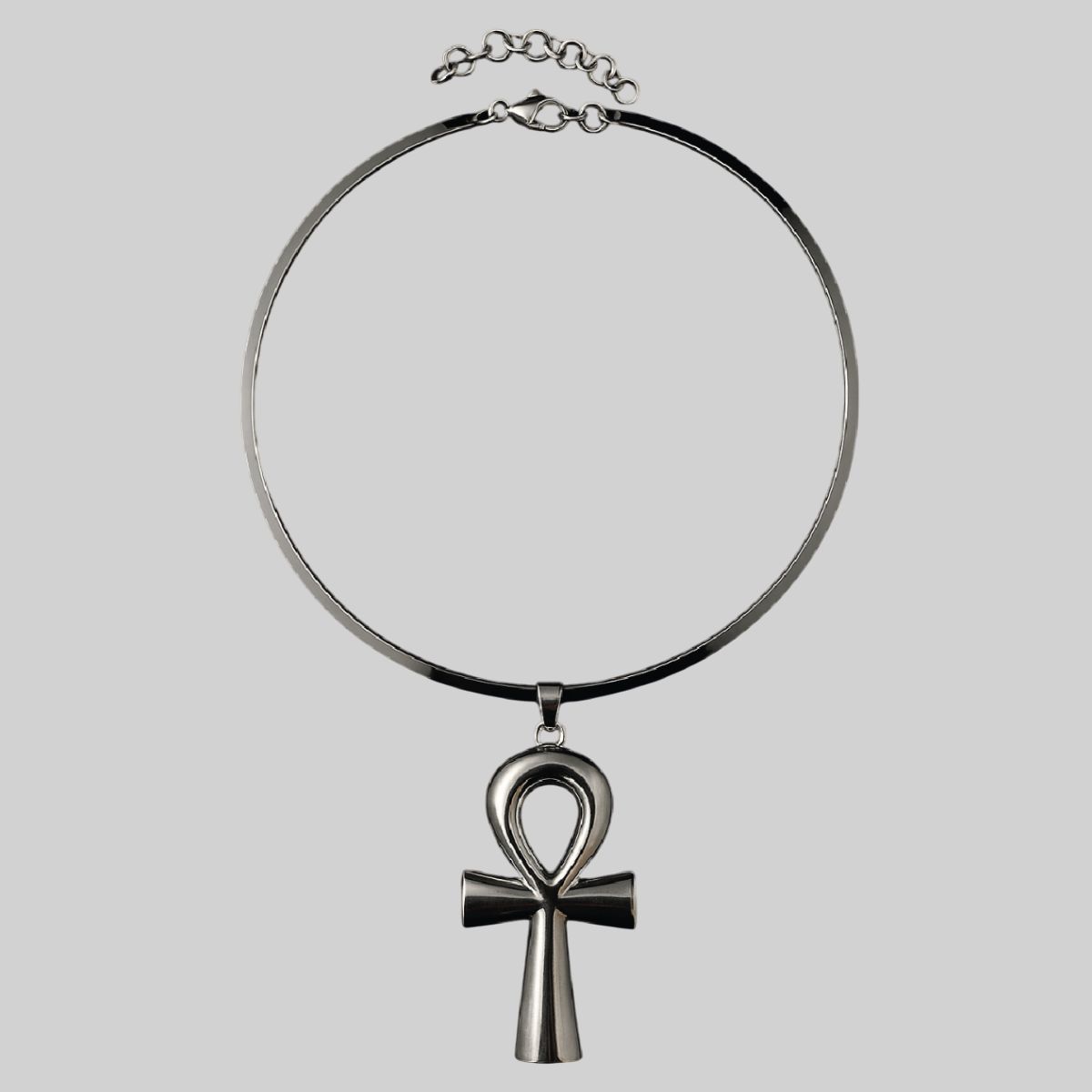 Collar con dije de Ankh intercambiable