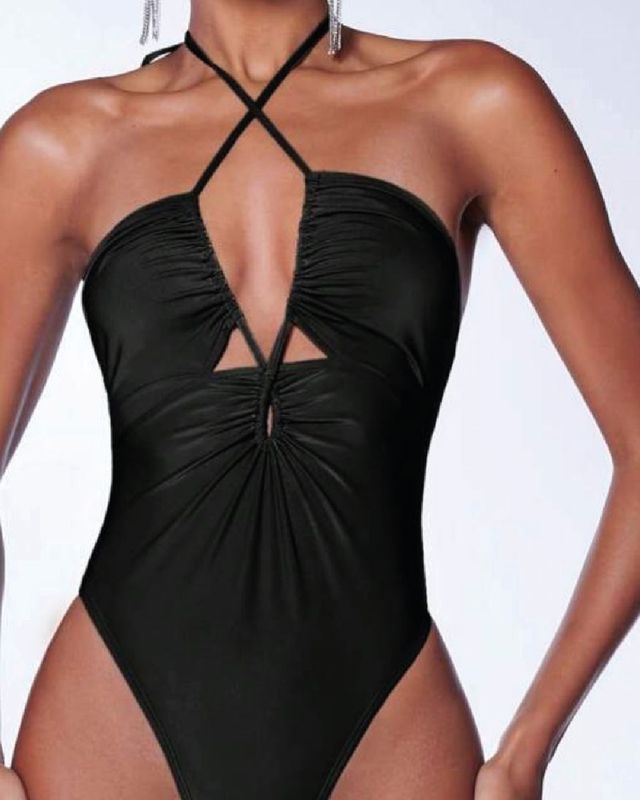 Body con Cordón Frontal y Espalda Abierta