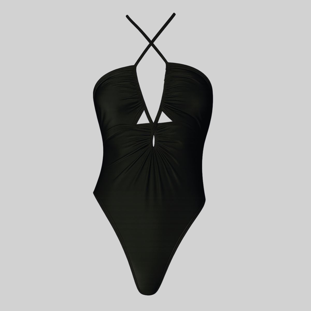 Body con Cordón Frontal y Espalda Abierta