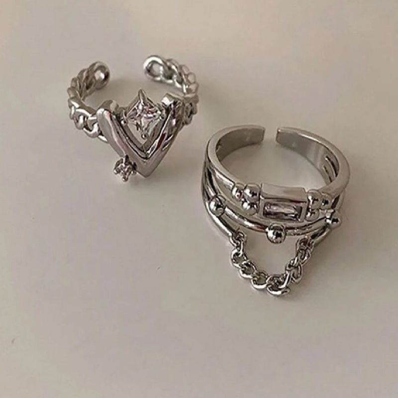 Anillos ajustables de cadena (set 2)