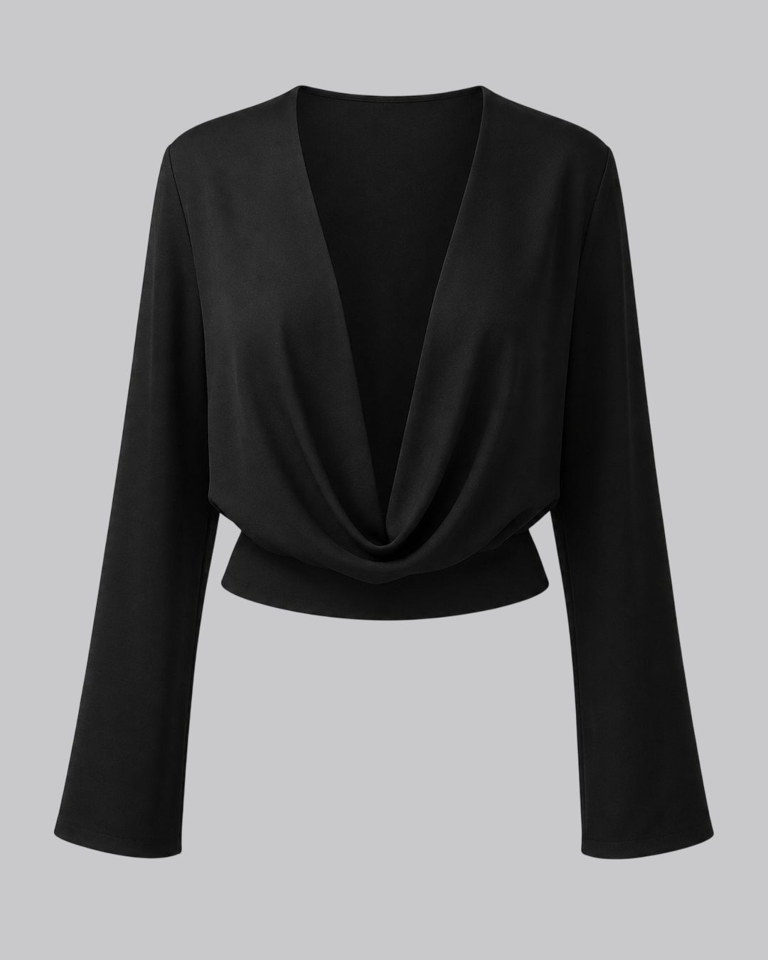 Blusa manga larga campana