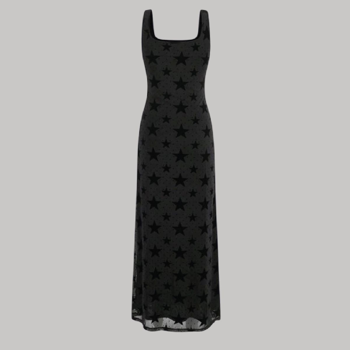 Vestido midi estrellas